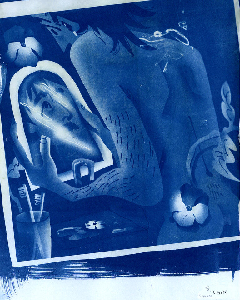 cyanotype test for &#39;Future Visions&#39;, 2024