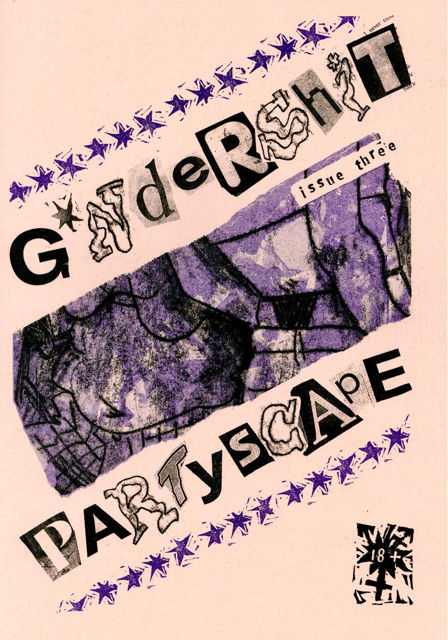 front cover of issue #3, designed by me